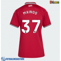 Fotballdrakt Dame Manchester United Kobbie Mainoo #37 Hjemmedrakt 2026-27 Kortermet